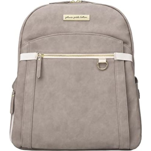 Petunia Pickle Bottom 2-in-1 Provisions Breast Pump & Diaper Bag Backpack | Designed for Busy Parents | Spacious Main Compartment for Carrying Essentials | Grey Matte