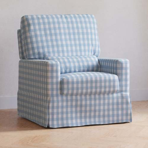 Namesake Crawford Pillowback Comfort Swivel Glider