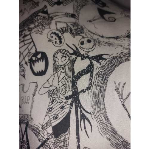 Nightmare Before Christmas Crib Bedding /Jack the Pumpkin King Horror Pillowcase /Black White Gothic Halloween Crib Sheet /Jack Skellington