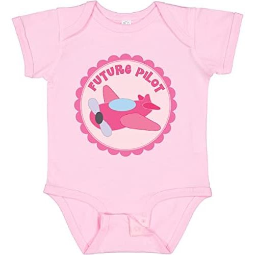 inktastic Future Pilot Girls Occupation Baby Bodysuit