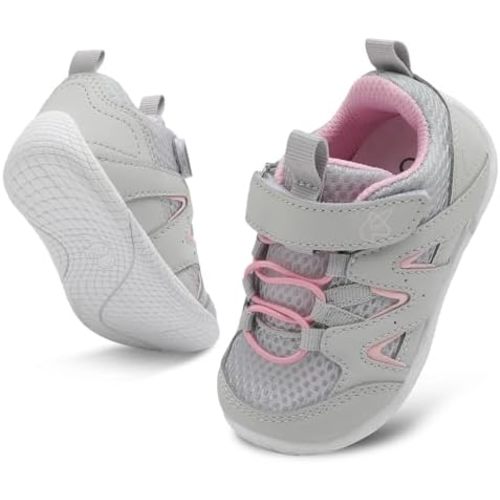 LeIsfIt Baby Shoes Boys Girls First Walking Shoes Non-Slip Toddler Breathable Sneakers Infant Sneakers