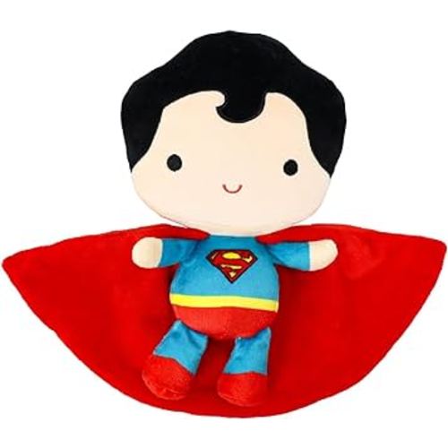 KIDS PREFERRED DC Comics Superman Soft Huggable Weighted Stuffed Animal Cute Plush Toy for Toddler Boys and Girls, Gift for Kids, Man of Steel 11.5 inches