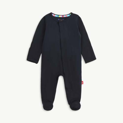 onyx jet black solid modal magnetic parent favorite footie
