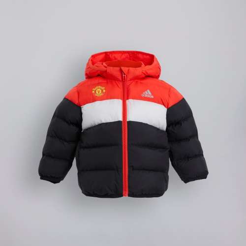 Manchester United x adidas Infant Synthetic Down Jacket Red