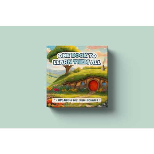 Lord of the Rings ABC Book - Hardcover 15 cm - Baby Book inspiriert by Lotr - Fantasy Themed Babybook Nursery