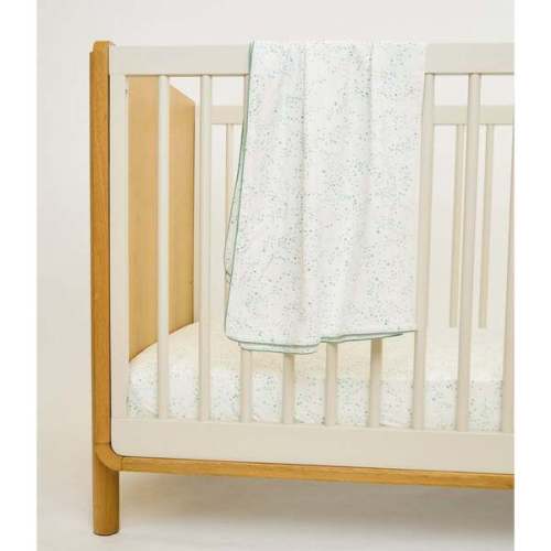 Crib Sheet, Seafoam Star - Oso & Me | Maisonette