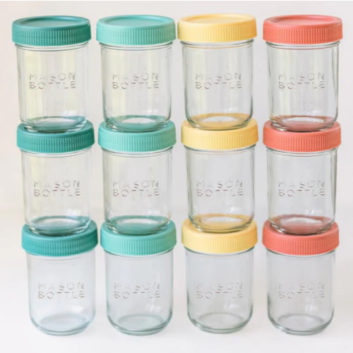 Breastmilk Storage Jar Set – Mason Bottle
