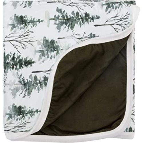 Pobi Baby Soft Neutral Baby Blanket - Comfortable Premium Cotton Toddler Quilt, Ideal for Boys and Girls - Perfect Baby Boy, Baby Girl Toddler Blanket - Warm, Soft Baby Blankets (Magical Woods)