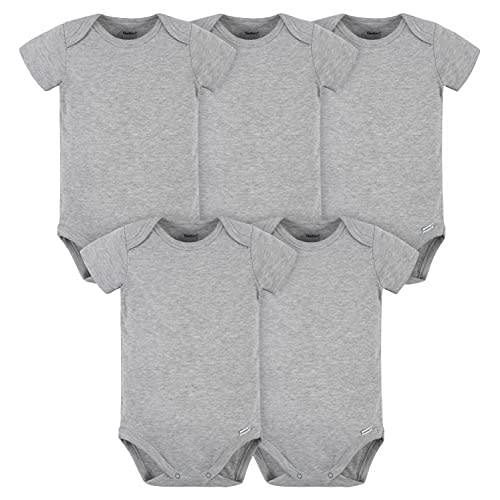 Gerber Baby 5 Pack Onesies Multi-Packs Bundle Interlock 180 Gsm