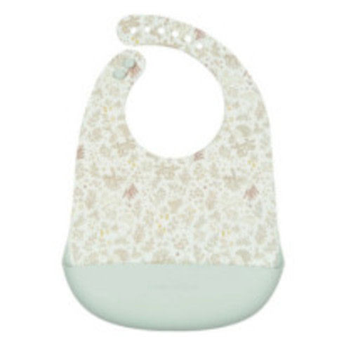 Loulou Lollipop Silcone Bib - Hedgehog Forest