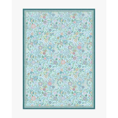 Sleepy Sheep Navy Pink Rug | Ruggable