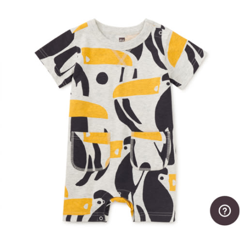 Double Pocket Baby Romper | Tea Collection
