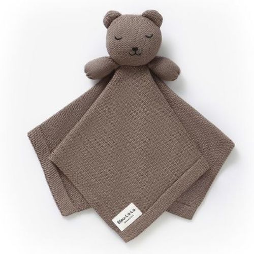 Bleu La La Blanket Lovey 100% Organic Cotton Baby Blanket with Comfort Lovey, Soft Security Blanket for Newborns & Toddlers