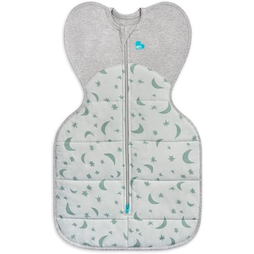 Love to Dream Swaddle UP Extra Warm 3.5 TOG, Olive, Newborn, 5-8.5 lbs, Dramatically Better Sleep, Allow Baby to Sleep in Preferred Arms Up Position for Self-Soothing, Snug Fit Calms Startle Reflex