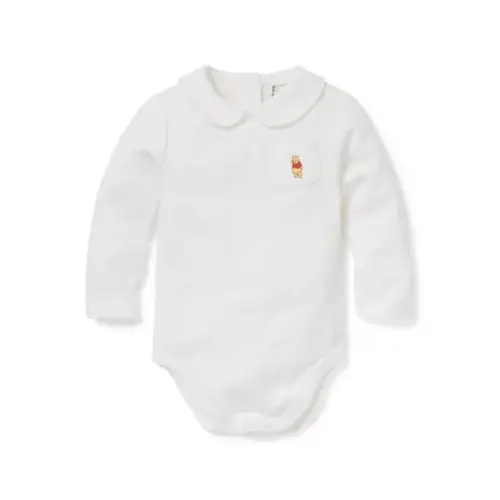 Baby Jet Ivory Disney Winnie The Pooh Baby Collared Bodysuit by Janie and Jack