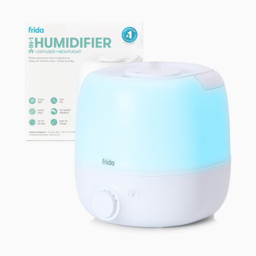 Frida Baby 3-in-1 Humidifier, Diffuser & Nightlight 2.0 - White