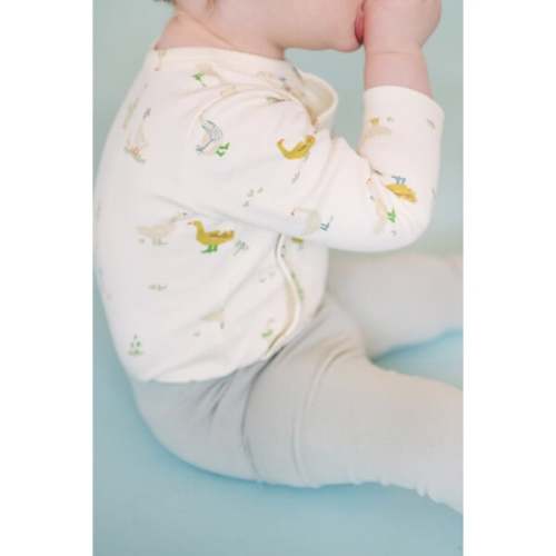 Long Sleeve Kimono One-Piece, Duck Duck Goose - Pehr | Maisonette