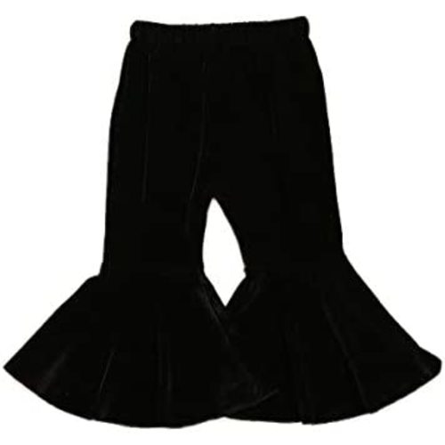 Toddler Bell Bottoms Baby Girls Ruffle Leggings Bell-Bottomed Flare Pants Trousers