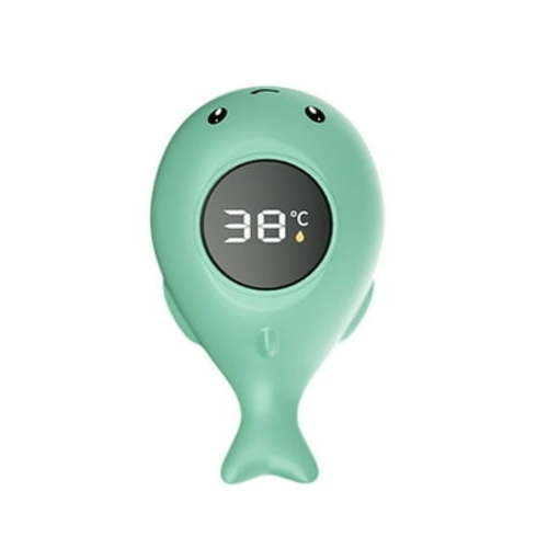 Komiseup Baby Bath Tub Thermometer for Infant, Floating Bathing Toy, Waterproof Bathtub Thermometer, Temp Warning Water Thermometer & Room Thermometer, Gift for Kids Newborn Mother