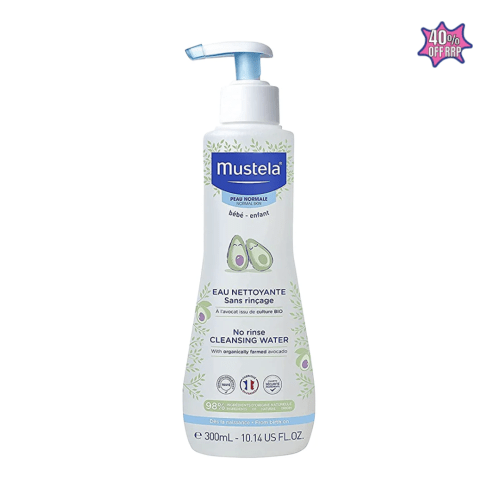 Mustela No-rinse Cleansing Water 300ml (With Farmed Avocado)