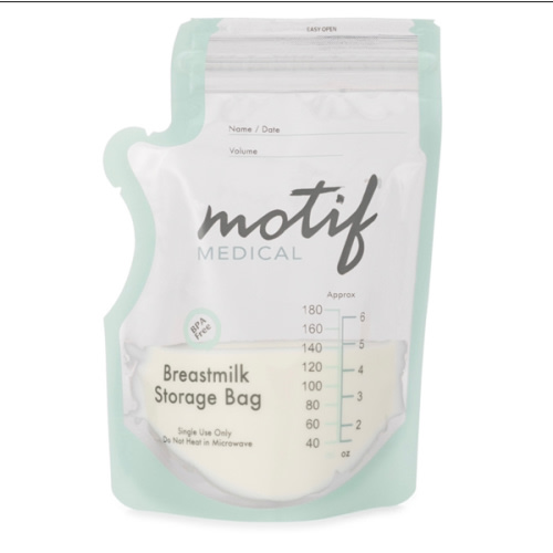 Motif Medical Easy-Pour Breast Milk Storage Bags