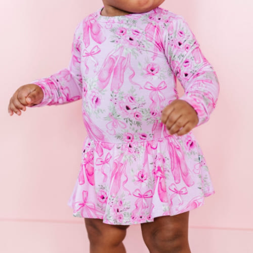 Ballet Blooms Ruffle Dress