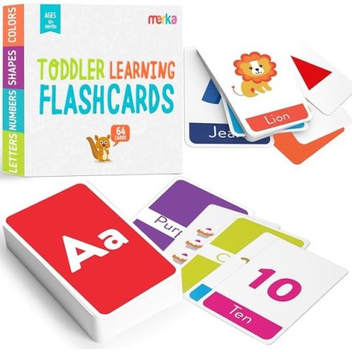 merka Toddler Learning Flash Cards