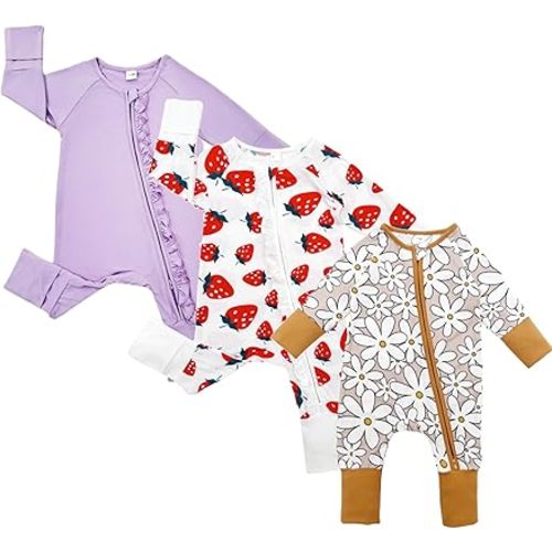 Bow Dream 3 pack Baby Boy Clothes Infant Outfits Baby girl Clothes Romper Jumpsuit Outfit 0-24 Months