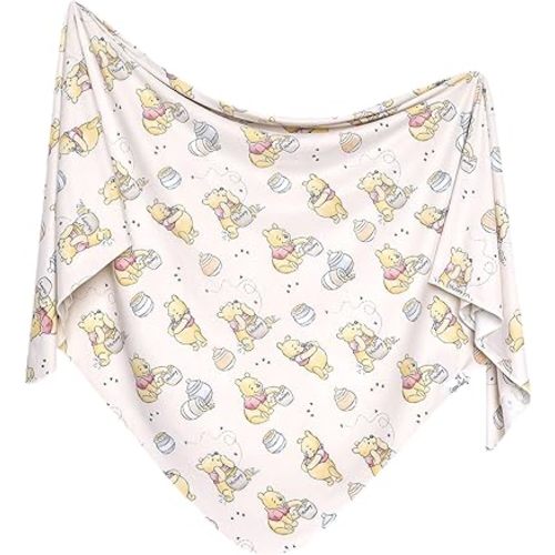 Copper Pearl Large Premium Knit Baby Swaddle Receiving Blanket Hunny