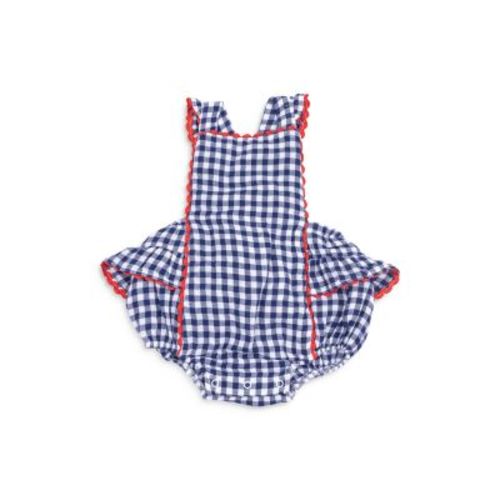 Girls' Gingham Ric Rac Ruffles Sunsuit - Baby