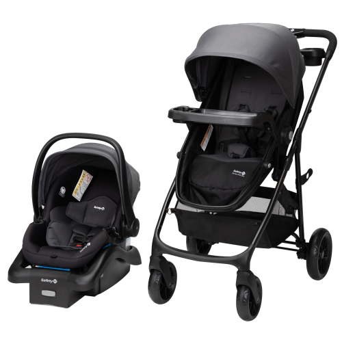 Safety 1st Grow and Go Sprint Modular Travel System Stroller with Rear-Facing Infant Car Seat, Alloy