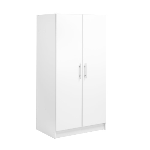 "Prepac Elite White Bedroom Armoire, 32""Wx35""Hx20""D, Furniture for Clothes Storage - WEW-3264"