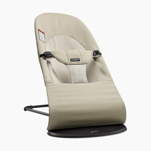 Babybjörn Bouncer Balance Soft - Cotton Khaki/Beige/Black Frame