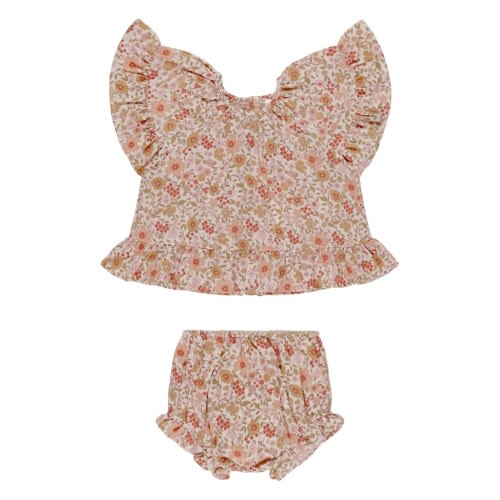 Butterfly Top & Bloomers Set, 0-3M- Only 1 left
