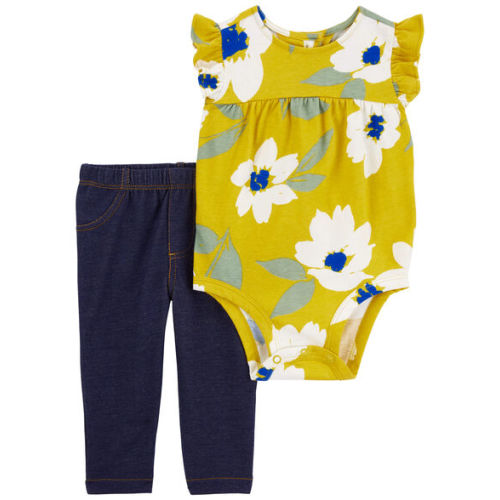 Baby 2-Piece Floral Bodysuit Pant Set - Carter's | Carter's
