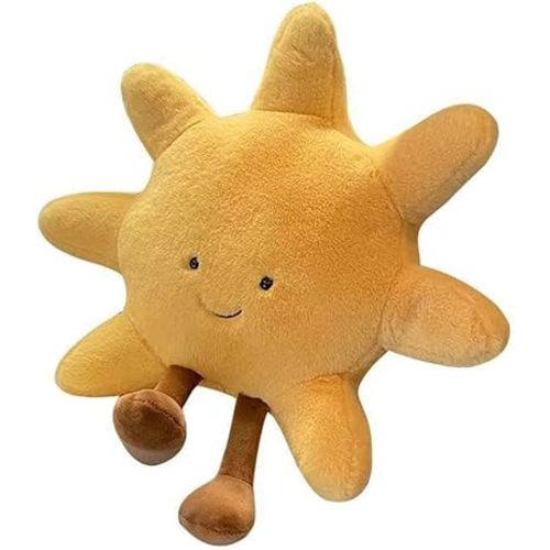 NatureMan Sun Shaped Plush Toys Amuseable Sun Moon Stuffed Animal Plushie Doll Toys Room Decoration Gift for Kids Children (Sun)
