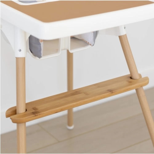 Bamboo Adjustable Highchair Footrest