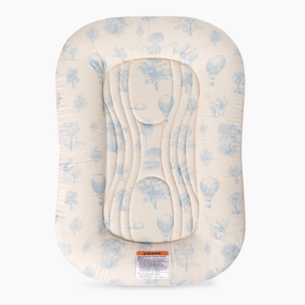 Infant Lounger Wave | Blue Toile