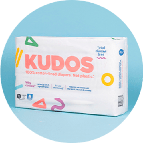 Diaper Box | 100% Cotton Liner, TCF Diapers Size 1-6 | Kudos