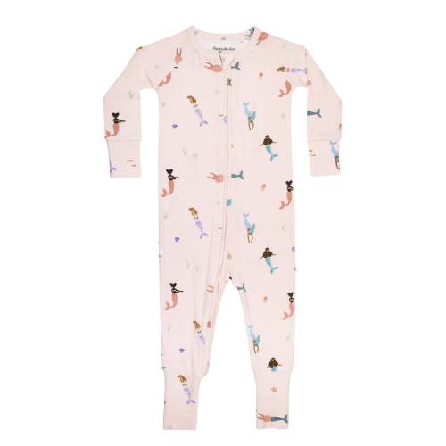 Mermaids Small Ribbed Zip Romper
 – Brave Little Ones