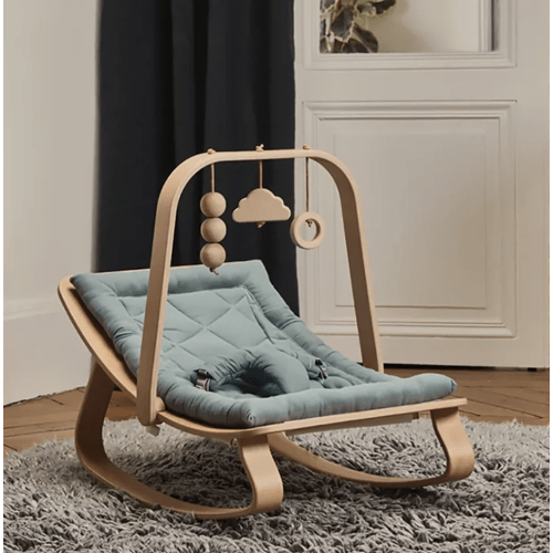 LEVO Baby Rocker in natural wood – Charlie Crane Paris