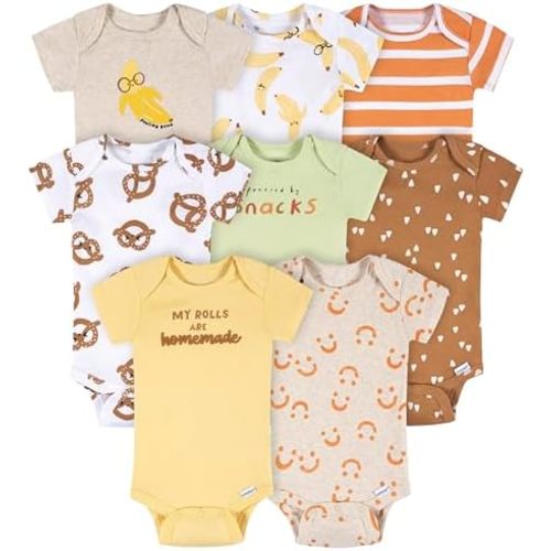 Onesies Brand unisex-baby 8-pack Short Sleeve Mix & Match Bodysuits