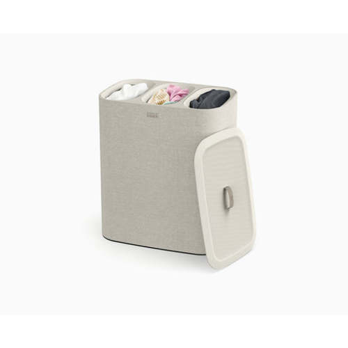 Tota Trio 90L Ecru Laundry Separation Basket