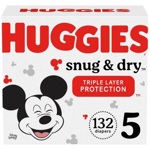 Huggies Snug & Dry Baby Disposable Diapers – (Select Size and Count)