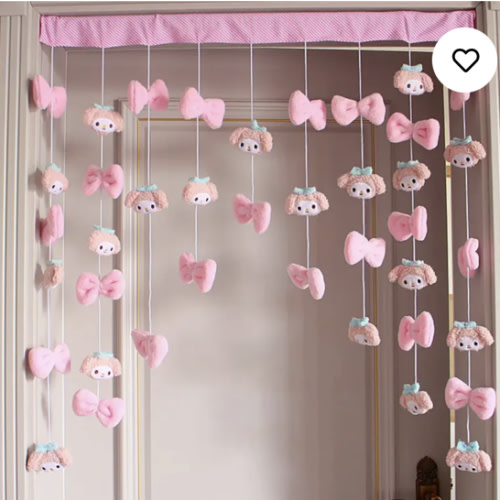 Hello Kitty Door Curtain Pendant – Sanrio Strips for Bedroom