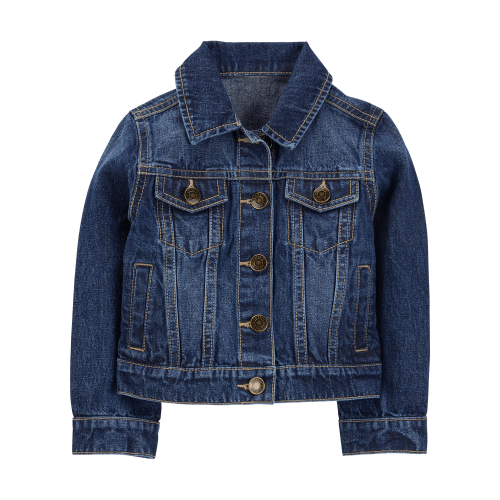 Toddler Basic Denim Jacket - Dark Wash - Carter's | Carter's