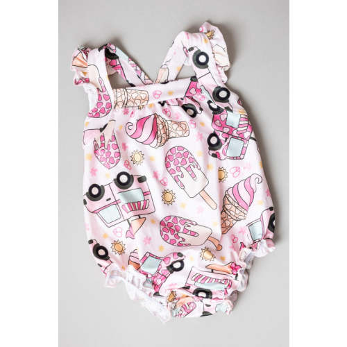 Ice Dream Romper, 6-9 months