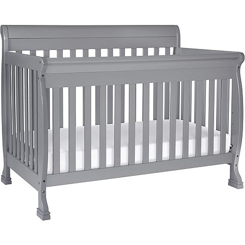 DaVinci Kalani 4-in-1 Convertible Crib in Grey, Greenguard Gold Certified