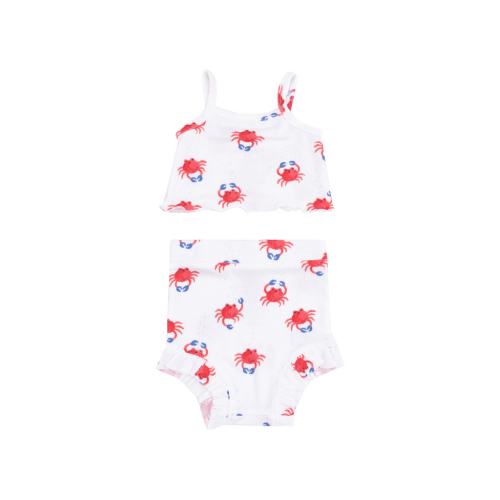 Angel Dear | Tank Top & High Waisted Short | Crabby Cuties
