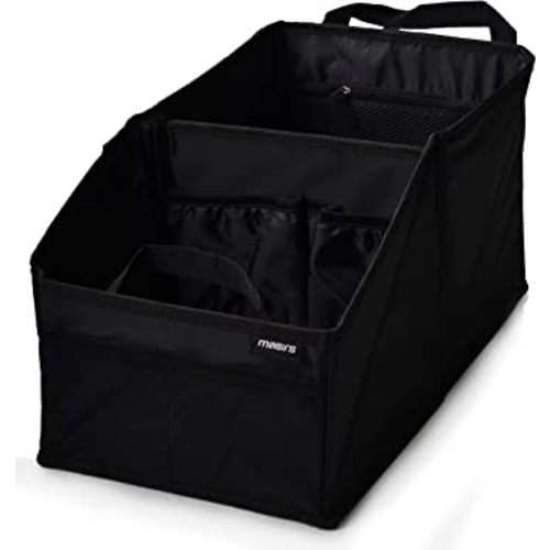Back Seat Car Organizer - Neatly Organize Items While Traveling. Folds Flat for Easy Trunk Storage.